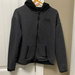 Victorious Secret Sherpa hoodie zip up